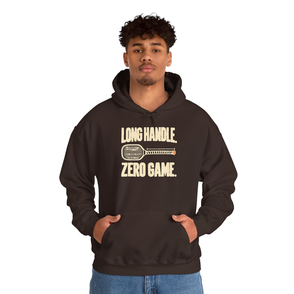 Copy of Pickleball Hoodie — “Long Handle. Zero Game.” Graphic Hooded Sweatshirt