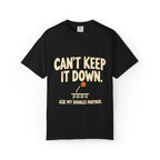 Can't Keep It Down Tennis T‑Shirt — "Ask My Doubles Partner" Funny Tennis Tee