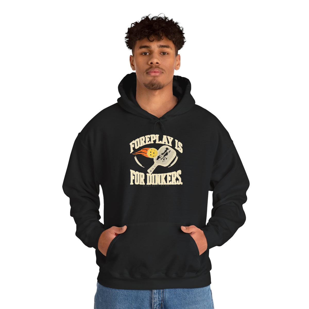Hoodie — "Foreplay Is For Dinkers" Golf Sweatshirt (Funny Golf Hoodie)