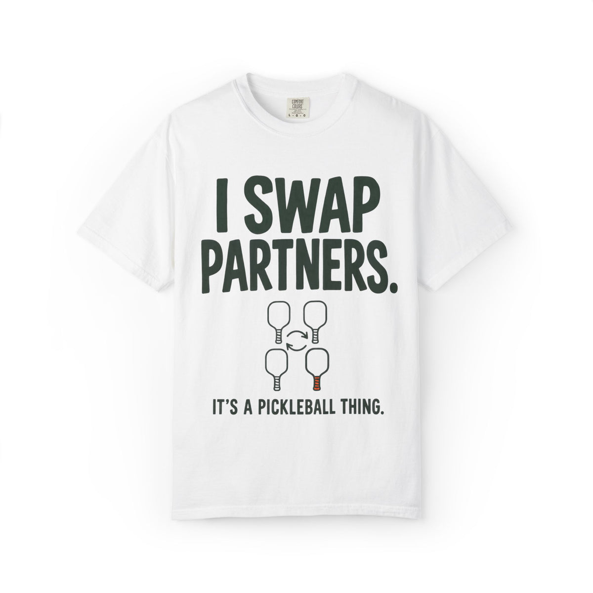 I Swap Partners Pickleball T-Shirt — Funny Pickleball Tee