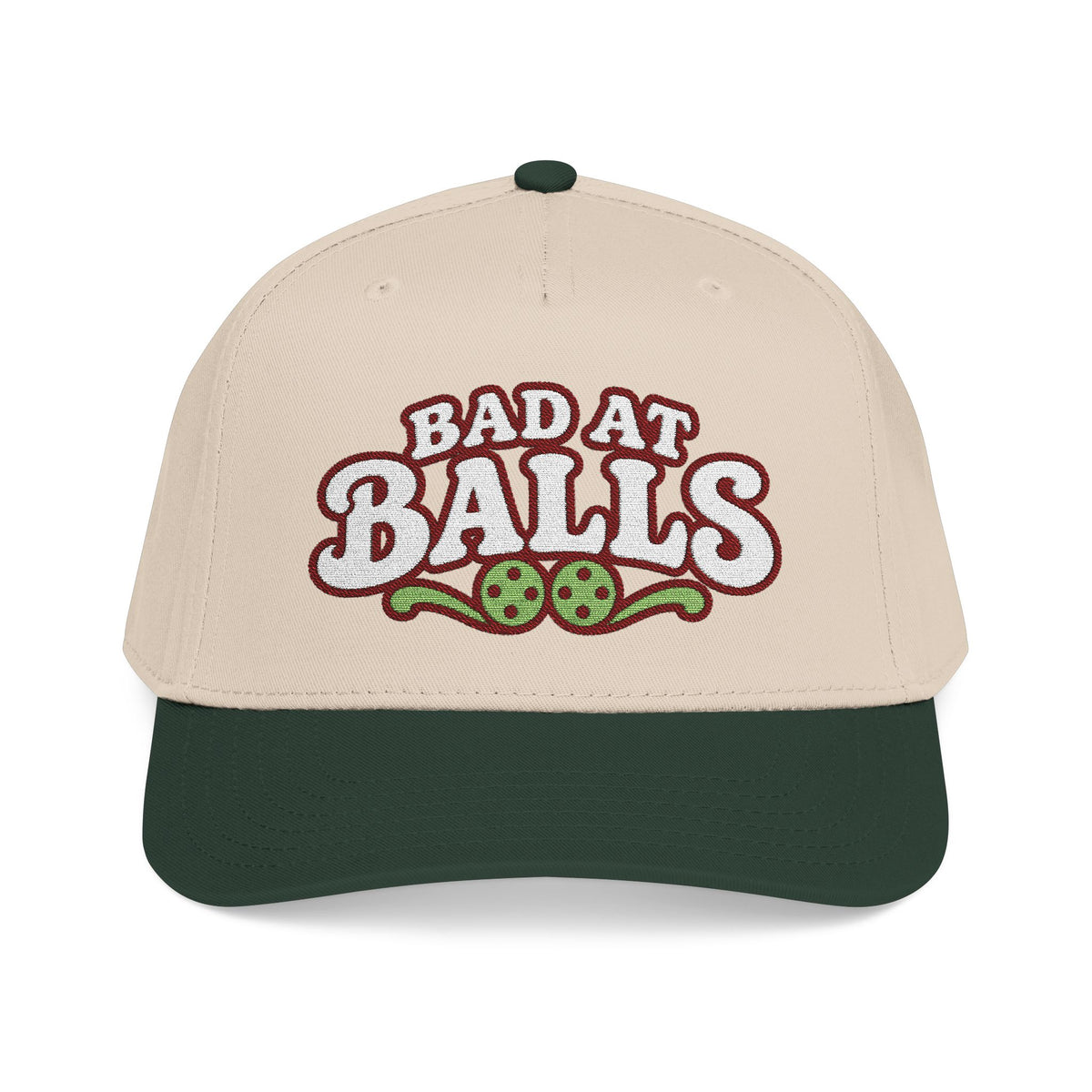 Bad At Balls - Mid Profile Baseball Cap