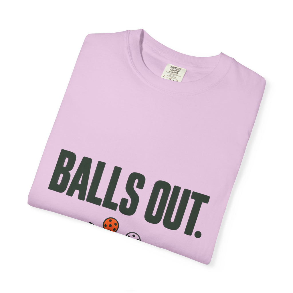 Balls Out. Hands Off. T-Shirt — Funny Pickleball Graphic Tee