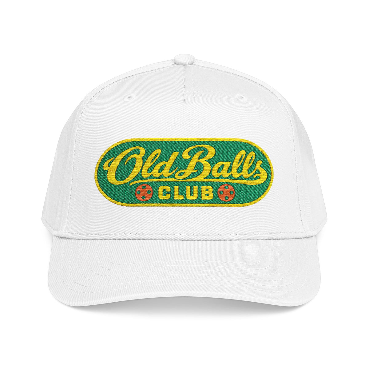 Old Balls Club Baseball Cap — Vintage Sports Embroidered Hat