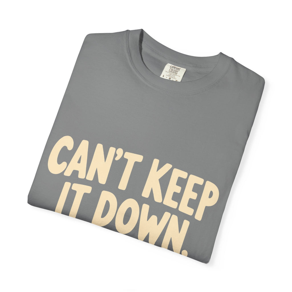 Can't Keep It Down Tennis T‑Shirt — "Ask My Doubles Partner" Funny Tennis Tee