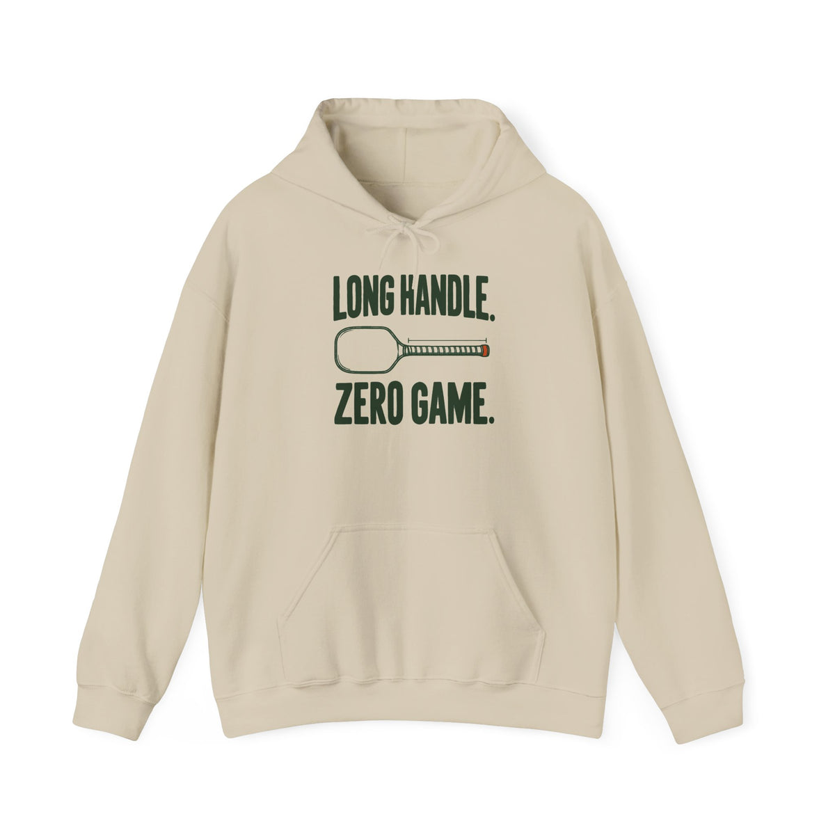 Copy of Pickleball Hoodie — “Long Handle. Zero Game.” Graphic Hooded Sweatshirt