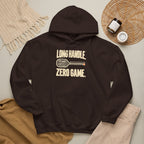 Pickleball Hoodie — “Long Handle. Zero Game.” Graphic Hooded Sweatshirt