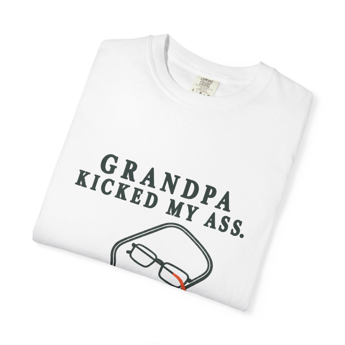 Grandpa Kicked My Ass Again T-Shirt — Funny Retro Pickleball Grandpa Tee