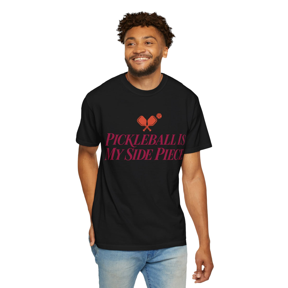 Pickleball Is My Side Piece T-Shirt — Funny Pickleball Tee for Players & Fans