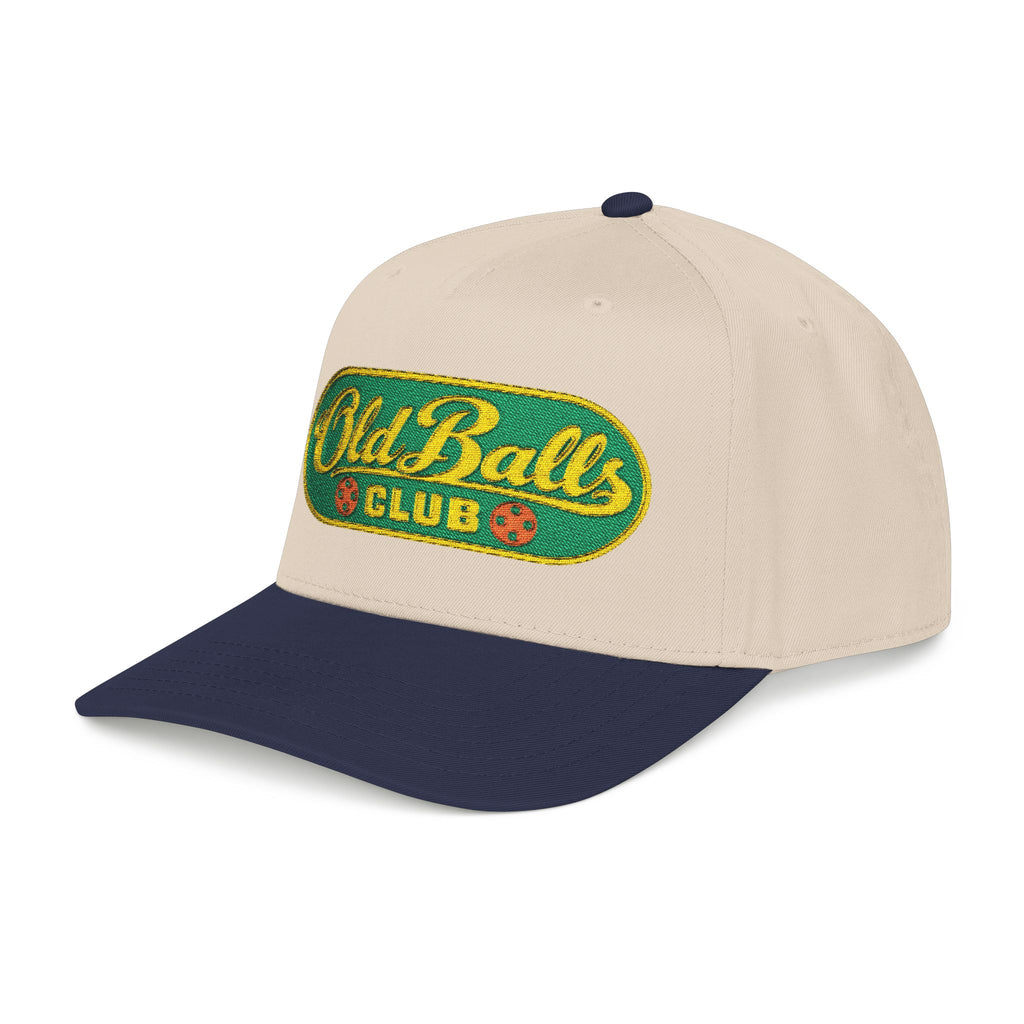 Old Balls Club Baseball Cap — Vintage Sports Embroidered Hat