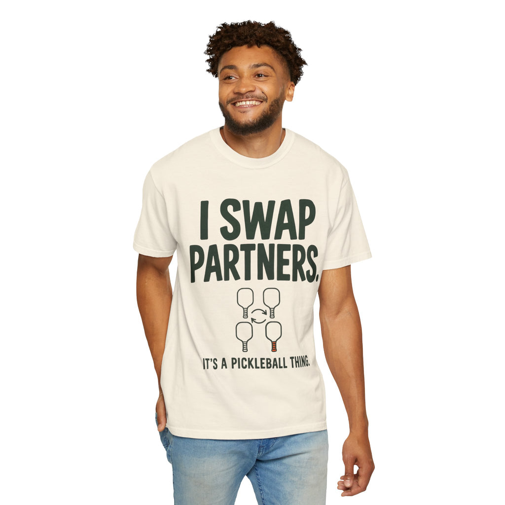 I Swap Partners Pickleball T-Shirt — Funny Pickleball Tee