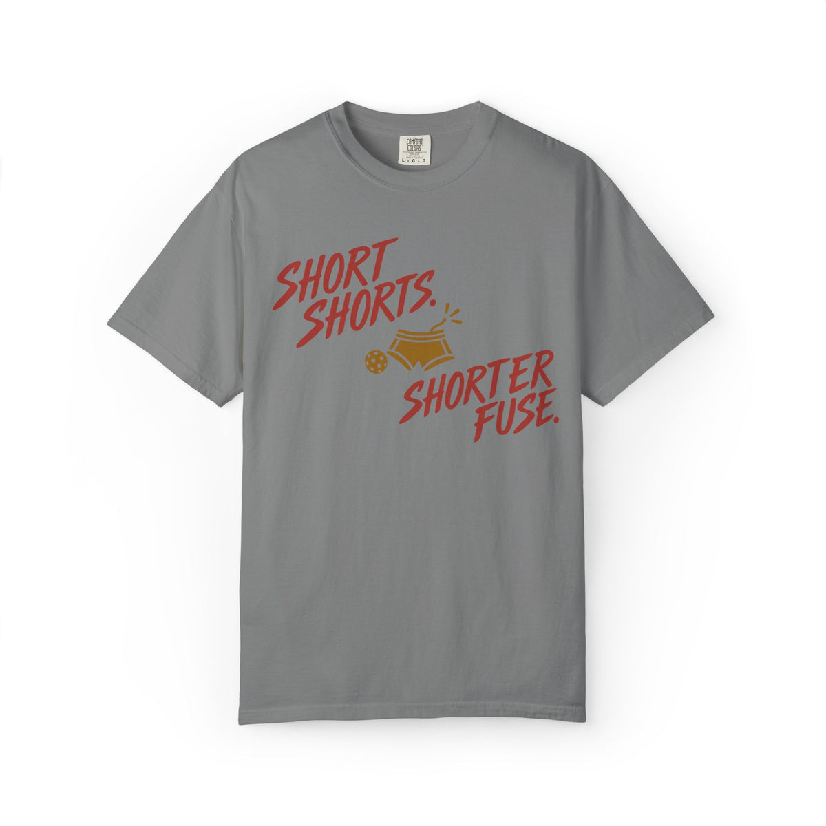 Short Shorts Shorter Fuse T-Shirt — Retro Cartoon Pyro Graphic Tee