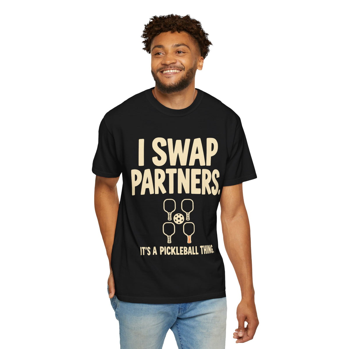 I Swap Partners Pickleball T-Shirt — Funny Pickleball Tee