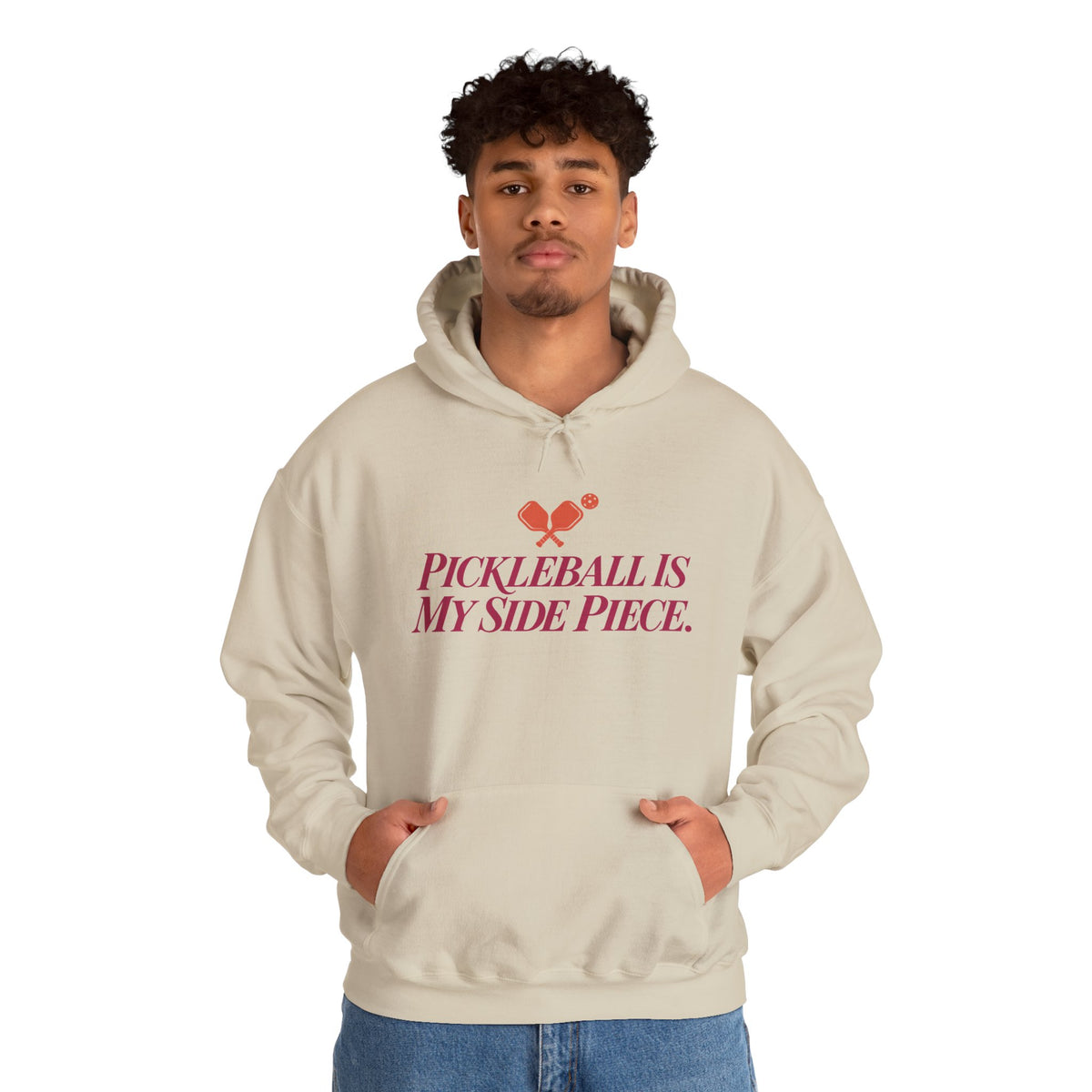 Pickleball Is My Side Piece Hoodie — Funny Pickleball Player Gift