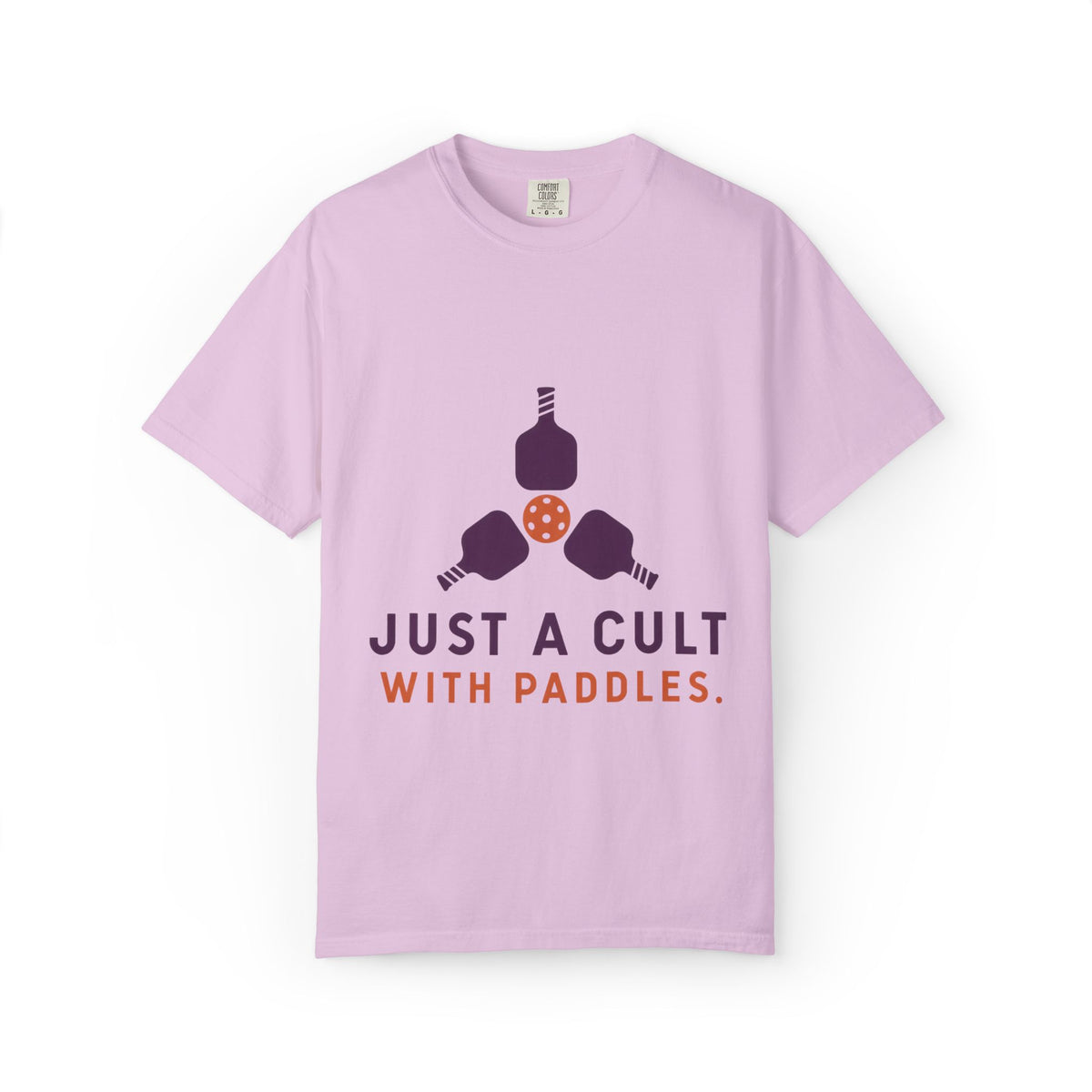 Pickleball Tee — "Just a Cult with Paddles" Graphic T-Shirt