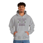 College Dorm Hoodie — “Mixed Doubles. Separate Bedrooms.” Humor Sweatshirt