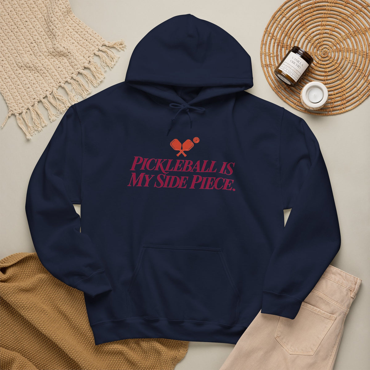 Pickleball Is My Side Piece Hoodie — Funny Pickleball Player Gift