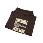 Pickleball Hoodie — “Long Handle. Zero Game.” Graphic Hooded Sweatshirt
