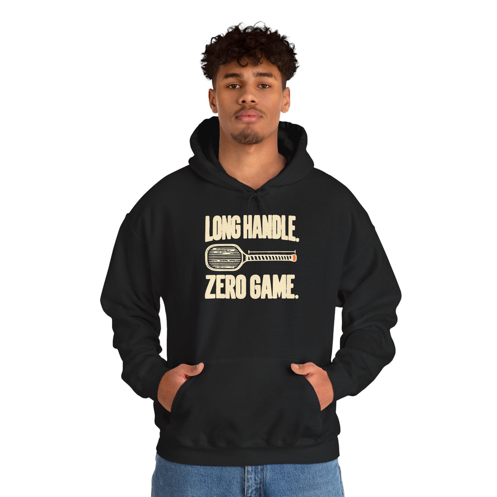 Copy of Pickleball Hoodie — “Long Handle. Zero Game.” Graphic Hooded Sweatshirt