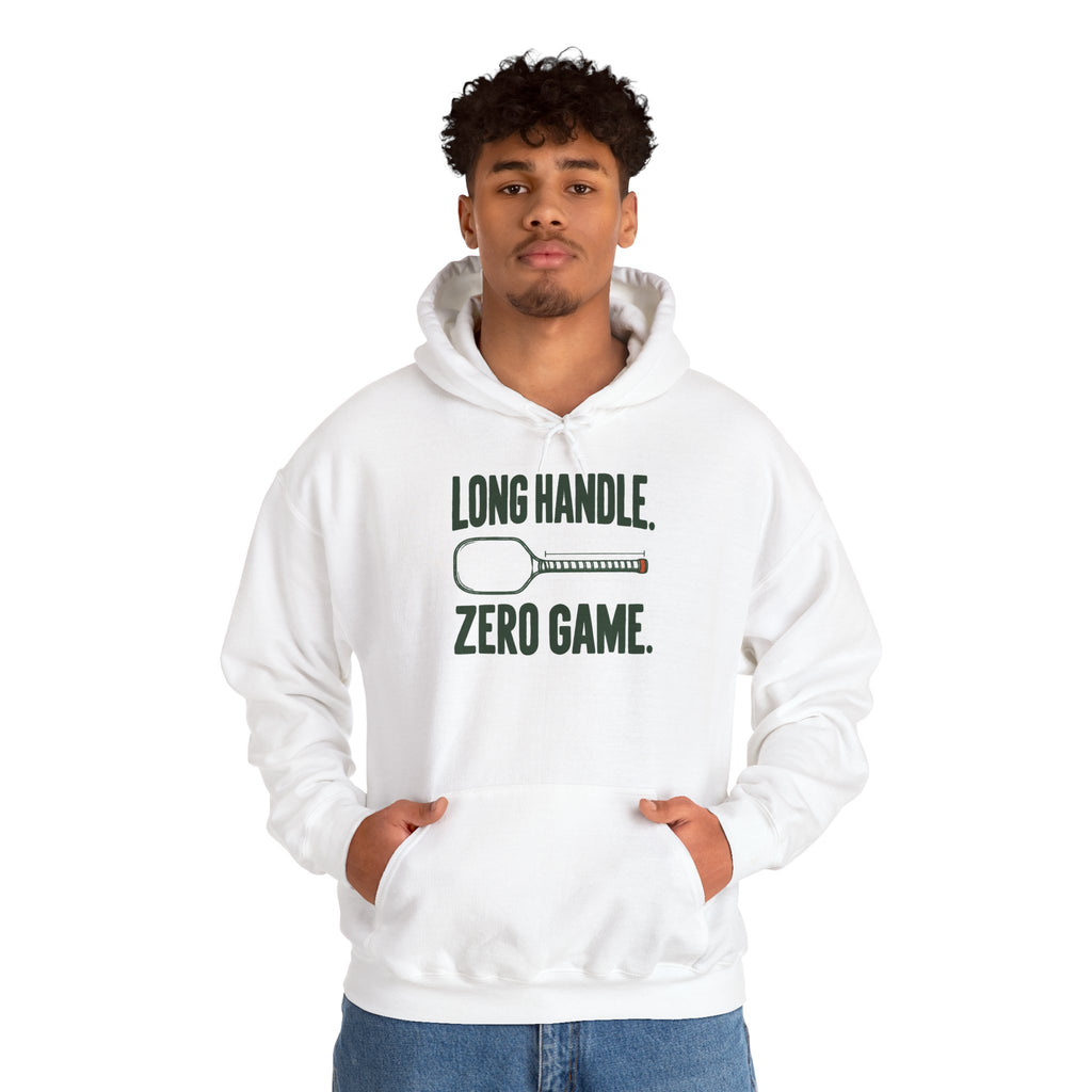 Copy of Pickleball Hoodie — “Long Handle. Zero Game.” Graphic Hooded Sweatshirt