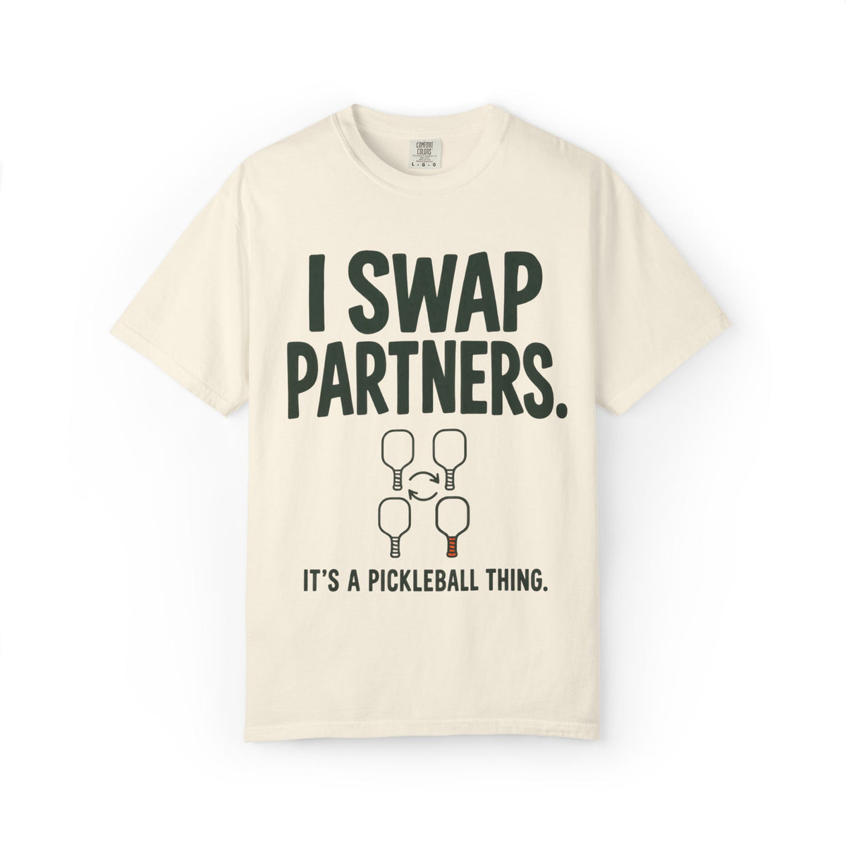 I Swap Partners Pickleball T-Shirt — Funny Pickleball Tee