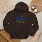 Pickleball Hoodie — “Your HOA Hates My Balls.” Funny Neighborhood Pickleball Sweatshirt