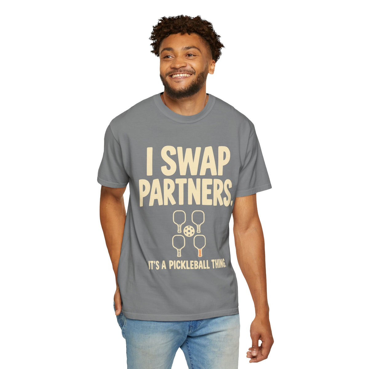 I Swap Partners Pickleball T-Shirt — Funny Pickleball Tee