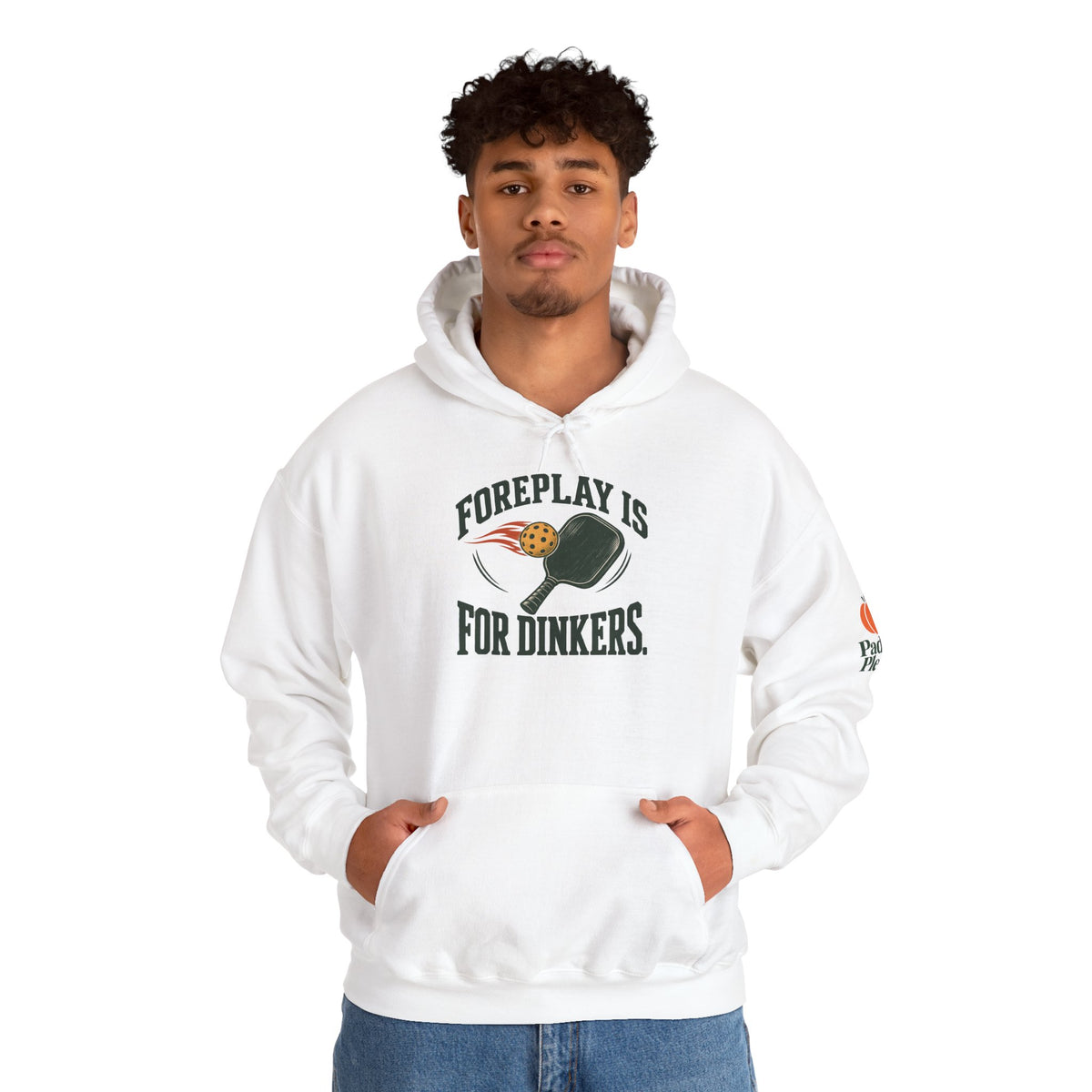 Hoodie — "Foreplay Is For Dinkers" Golf Sweatshirt (Funny Golf Hoodie)
