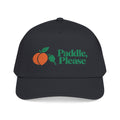Paddle Please Peach Baseball Cap — Retro Embroidered Peach Hat