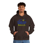 Pickleball Hoodie — “Your HOA Hates My Balls.” Funny Neighborhood Pickleball Sweatshirt