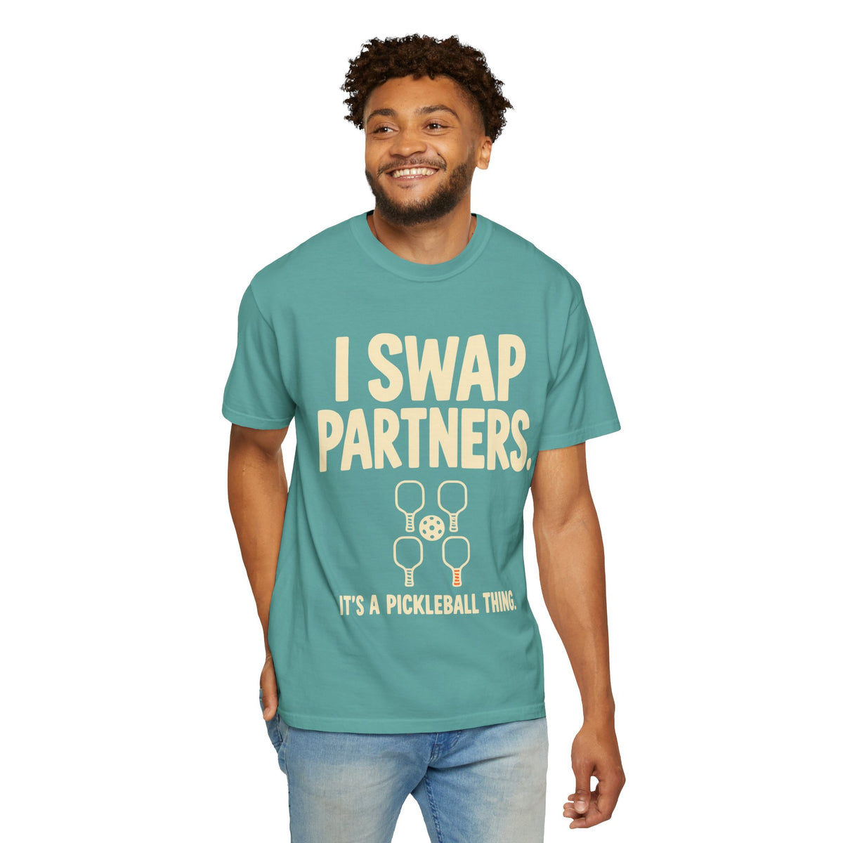 I Swap Partners Pickleball T-Shirt — Funny Pickleball Tee