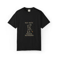 Golf Humor T-Shirt — "Bad Back, Worse Backhand" Graphic Tee