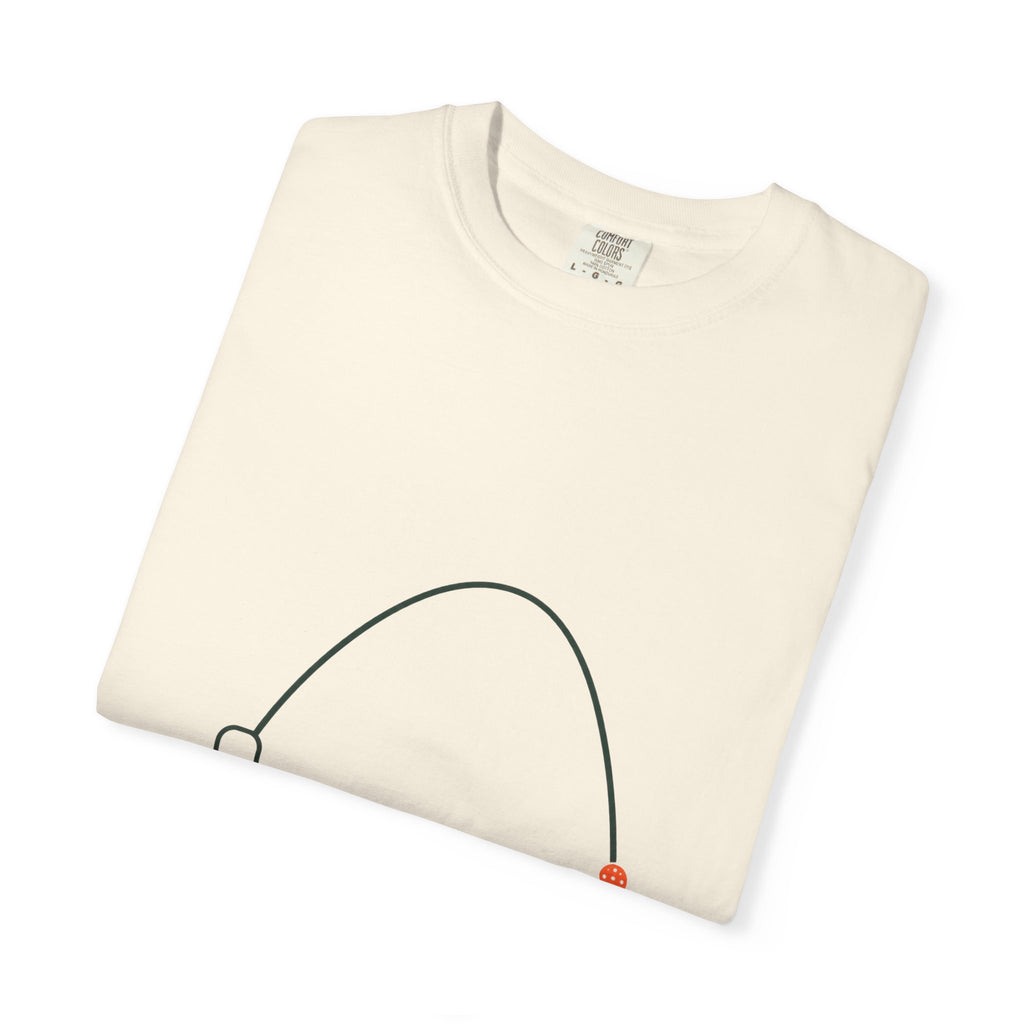 Fishing T-Shirt — “Lob It. I’m Not Chasing That Shit.” Funny Angler Graphic Tee