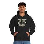 College Dorm Hoodie — “Mixed Doubles. Separate Bedrooms.” Humor Sweatshirt