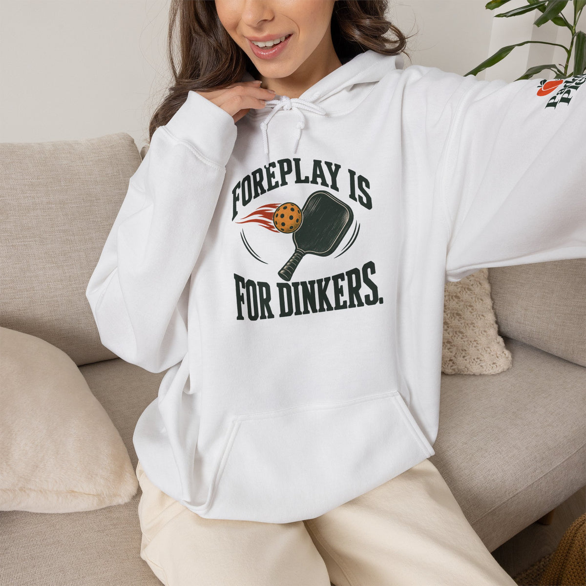 Hoodie — "Foreplay Is For Dinkers" Golf Sweatshirt (Funny Golf Hoodie)