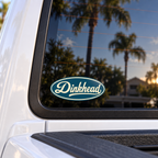 Sticker — Retro "Dinkhead" Oval Kiss-Cut Decal