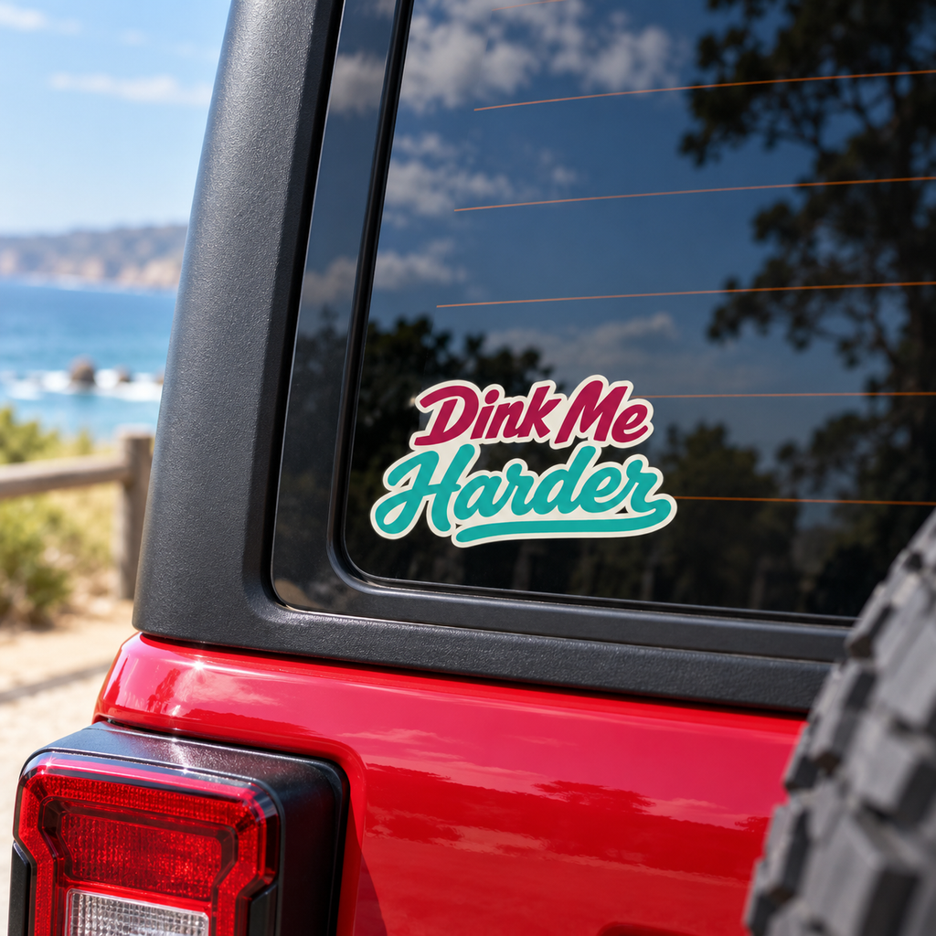 Copy of Can't Finish Kiss-Cut Sticker — Retro Script Laptop Decal