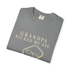 Grandpa Kicked My Ass Again T-Shirt — Funny Retro Pickleball Grandpa Tee