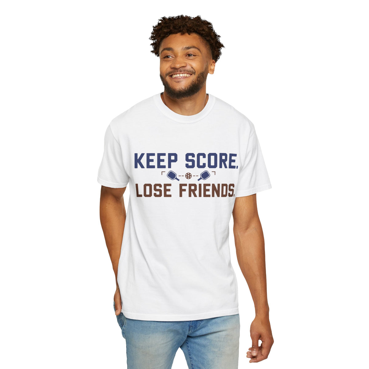 Keep Score. Lose Friends. T-Shirt — Funny Competitive Sports Tee