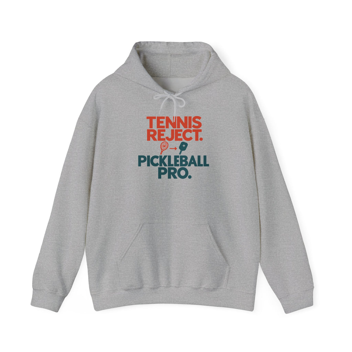Pickleball Pro Hoodie — “Tennis Reject. Pickleball Pro.” Retro Sports Pullover