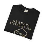 Grandpa Kicked My Ass Again T-Shirt — Funny Retro Pickleball Grandpa Tee