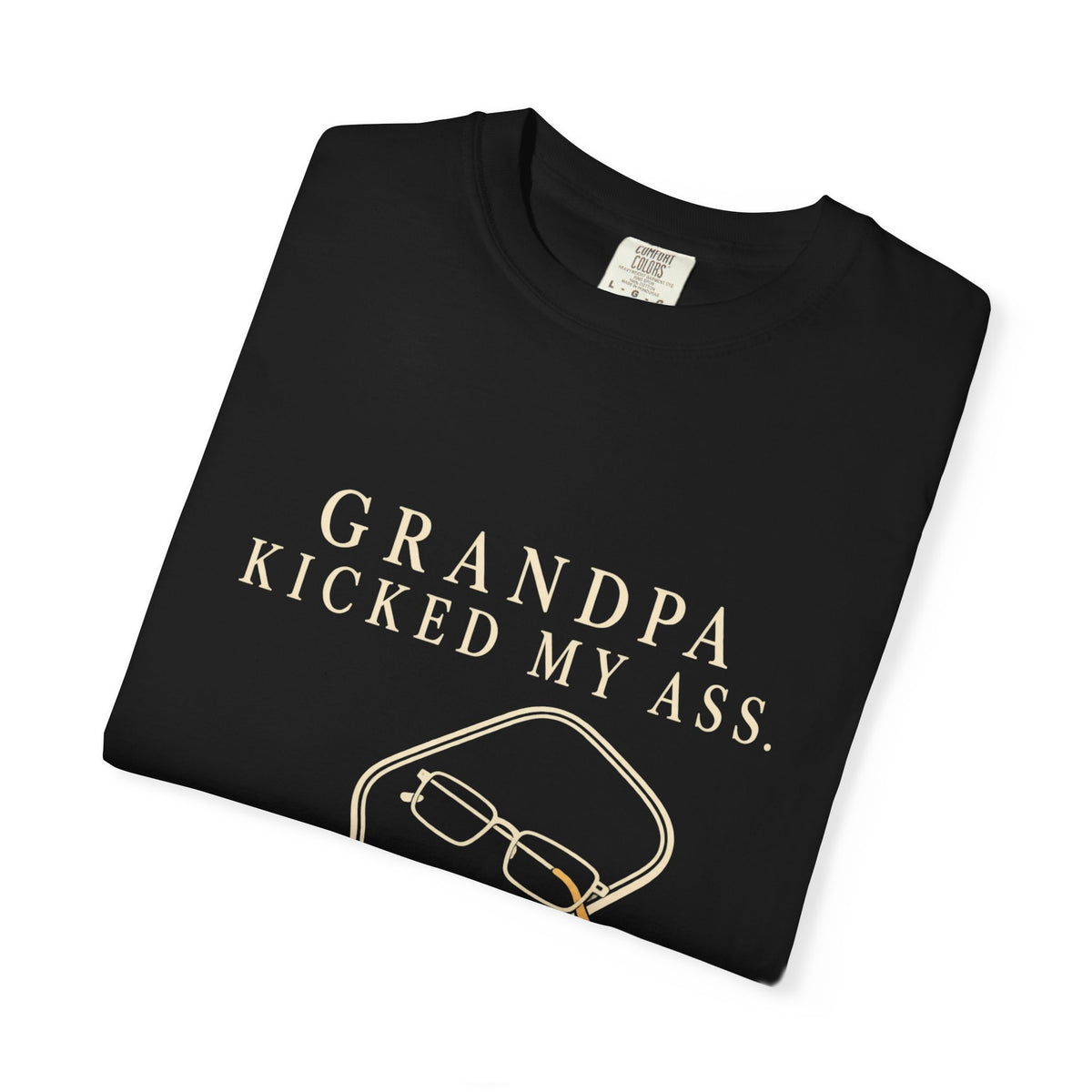 Grandpa Kicked My Ass Again T-Shirt — Funny Retro Pickleball Grandpa Tee