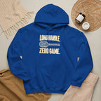 Pickleball Hoodie — “Long Handle. Zero Game.” Graphic Hooded Sweatshirt
