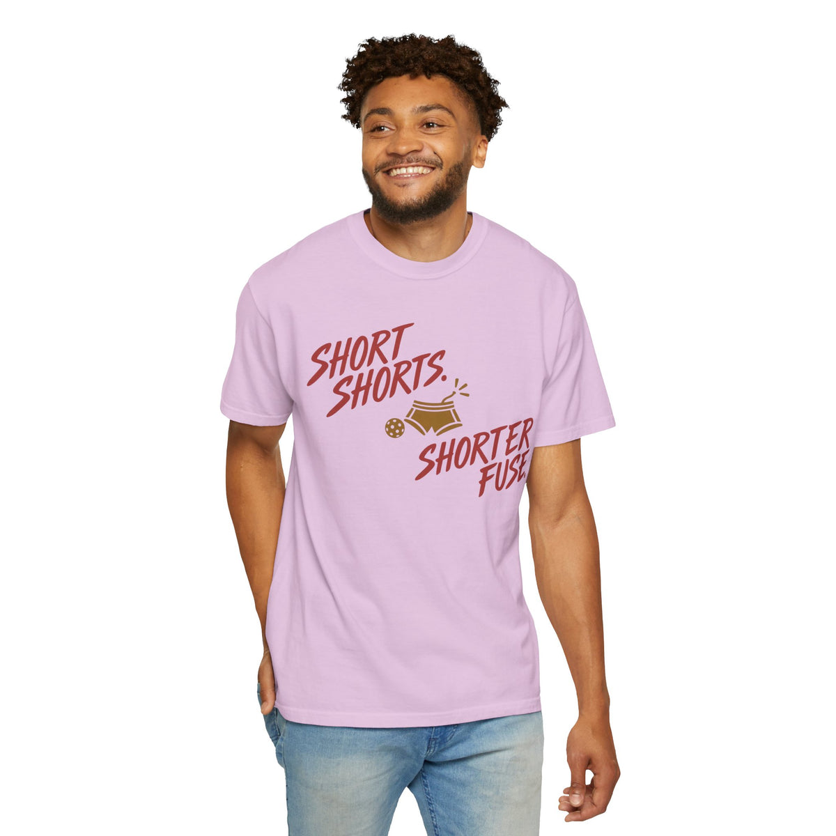 Short Shorts Shorter Fuse T-Shirt — Retro Cartoon Pyro Graphic Tee
