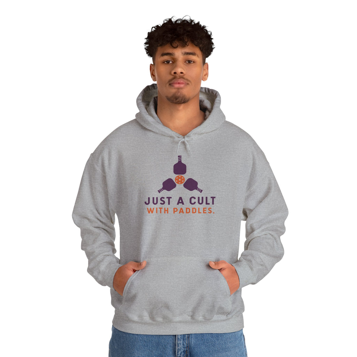 Rowing Hoodie - "Just a Cult with Paddles" Crew Sweatshirt