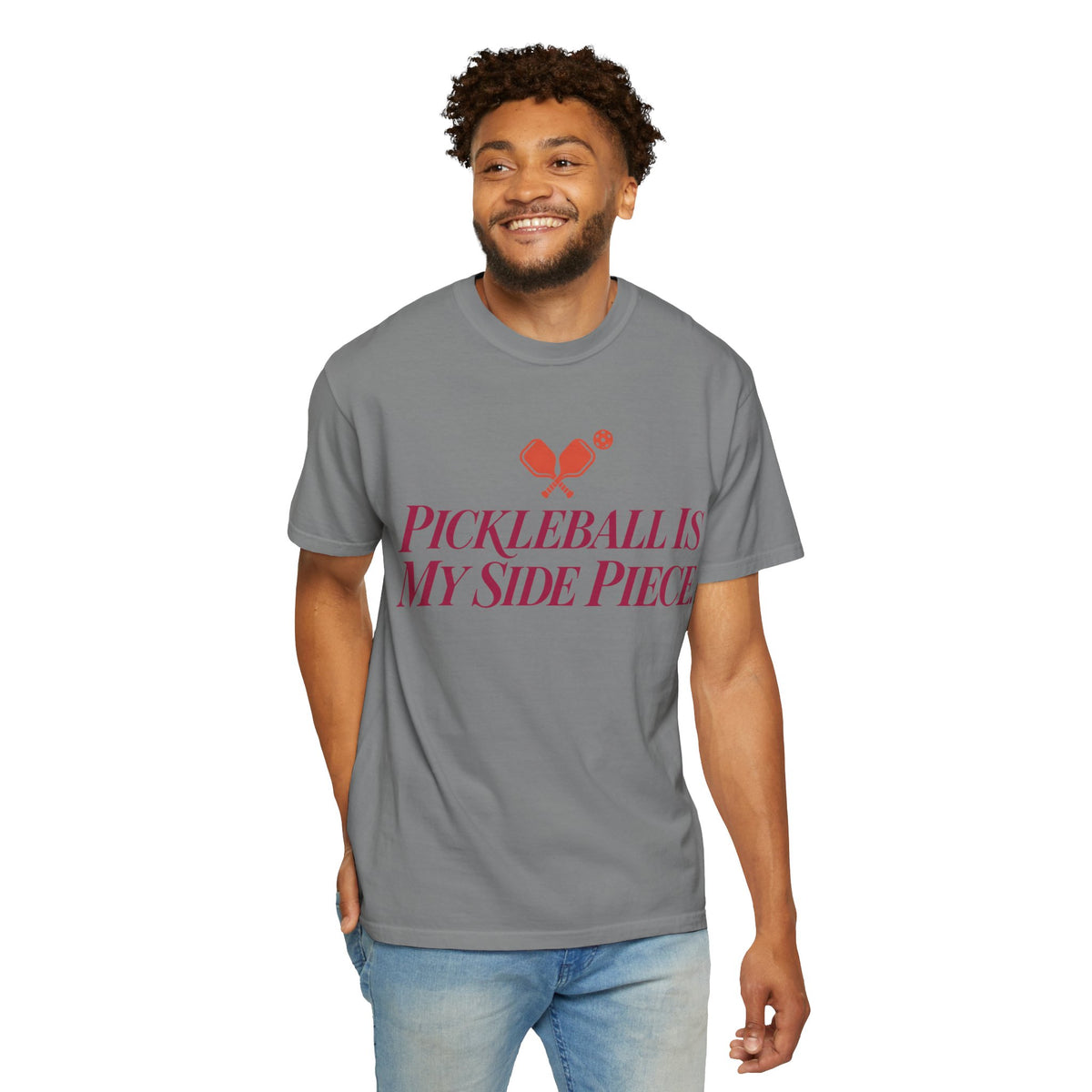 Pickleball Is My Side Piece T-Shirt — Funny Pickleball Tee for Players & Fans