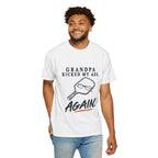 Grandpa Kicked My Ass Again T-Shirt — Funny Retro Pickleball Grandpa Tee