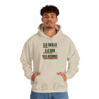 Hoodie: "3.0 Skills • 5.0 Ego • 10.0 Asshole" Funny Graphic Pullover