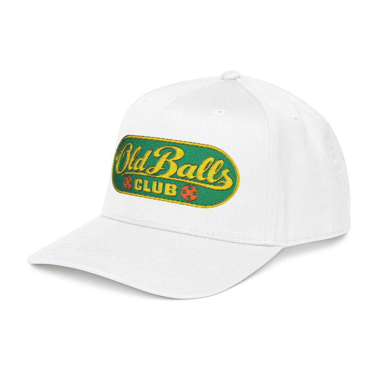 Old Balls Club Baseball Cap — Vintage Sports Embroidered Hat