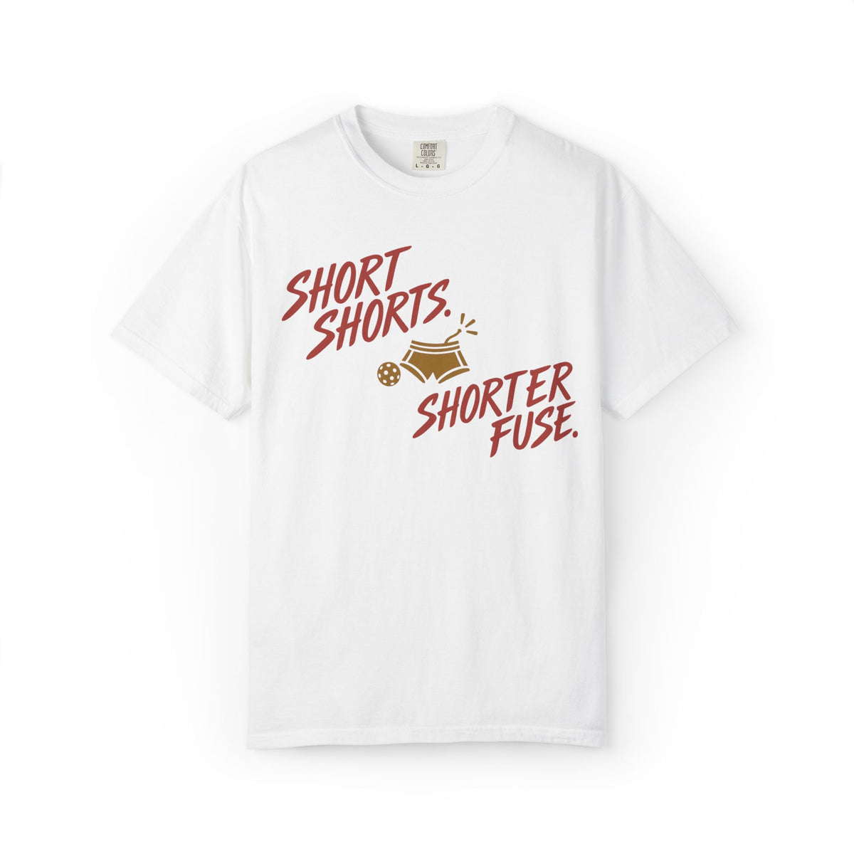 Short Shorts Shorter Fuse T-Shirt — Retro Cartoon Pyro Graphic Tee