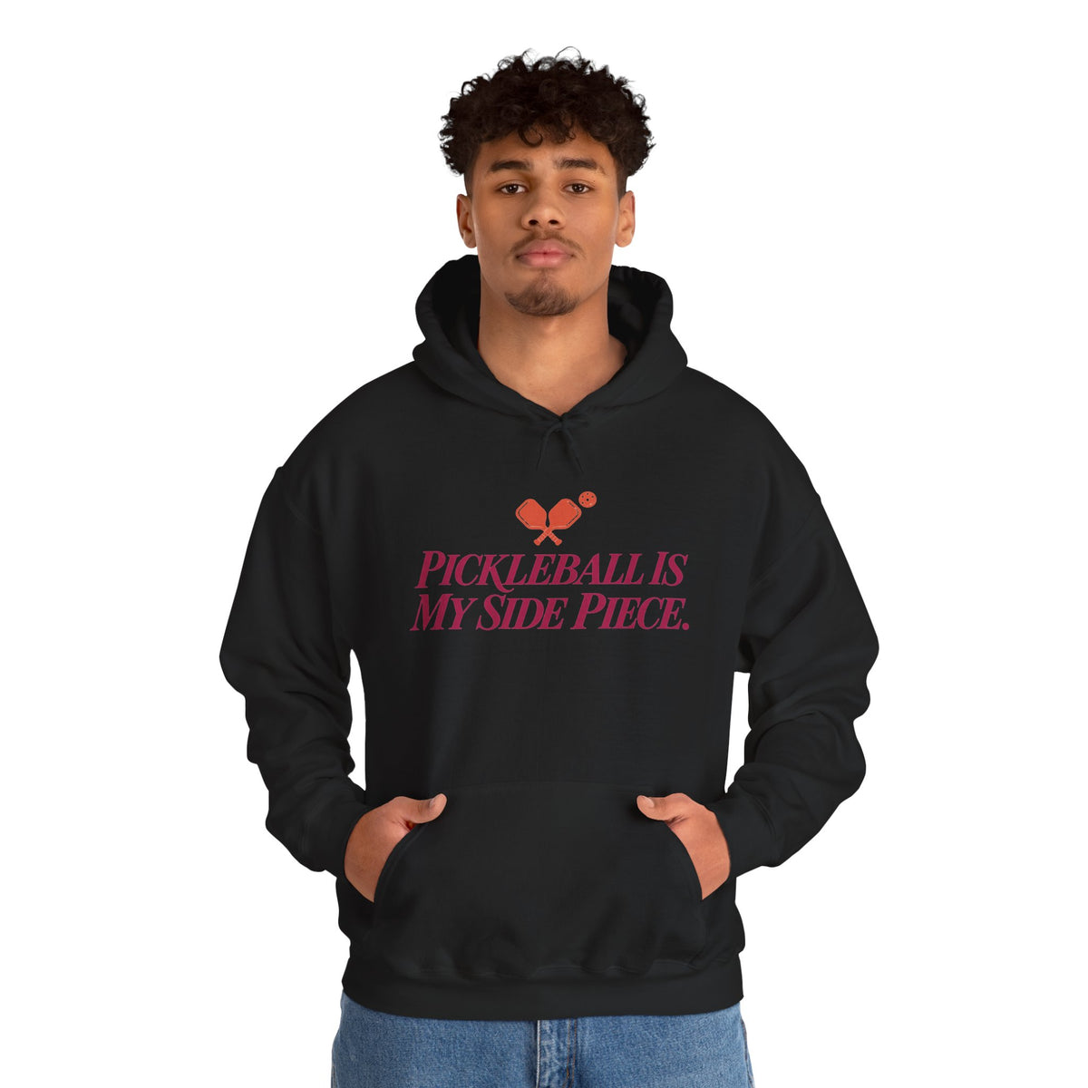 Pickleball Is My Side Piece Hoodie — Funny Pickleball Player Gift